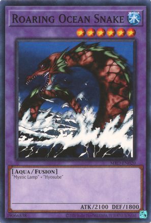 Roaring Ocean Snake (MRD-EN020) - Metal Raiders (25th Anniversary Edition) Unlimited - Premium Yugioh Single from Konami - Just $0.25! Shop now at Game Crave Tournament Store