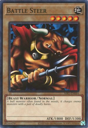 Battle Steer (MRD-EN064) - Metal Raiders (25th Anniversary Edition) Unlimited - Premium Yugioh Single from Konami - Just $0.25! Shop now at Game Crave Tournament Store