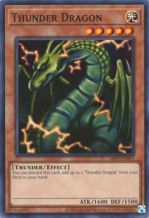 Thunder Dragon (MRD-EN097) - Metal Raiders (25th Anniversary Edition) Unlimited - Premium Yugioh Single from Konami - Just $2.13! Shop now at Game Crave Tournament Store