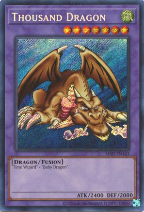 Thousand Dragon (MRD-EN143) - Metal Raiders (25th Anniversary Edition) Unlimited - Premium Yugioh Single from Konami - Just $1.95! Shop now at Game Crave Tournament Store