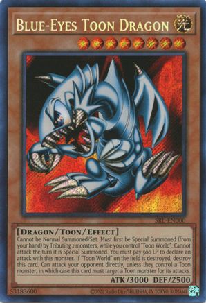 Blue-Eyes Toon Dragon (SRL-EN000) - Spell Ruler (25th Anniversary Edition) Unlimited - Premium Yugioh Single from Konami - Just $12.60! Shop now at Game Crave Tournament Store