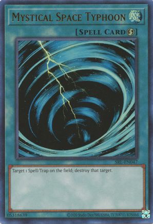 Mystical Space Typhoon (SRL-EN047) - Spell Ruler (25th Anniversary Edition) Unlimited - Premium Yugioh Single from Konami - Just $5.62! Shop now at Game Crave Tournament Store