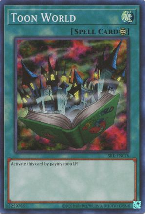 Toon World (SRL-EN076) - Spell Ruler (25th Anniversary Edition) Unlimited - Premium Yugioh Single from Konami - Just $4.10! Shop now at Game Crave Tournament Store