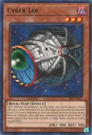 Cyber Jar (SRL-EN077) - Spell Ruler (25th Anniversary Edition) Unlimited - Premium Yugioh Single from Konami - Just $0.98! Shop now at Game Crave Tournament Store