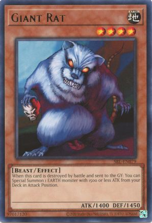 Giant Rat (SRL-EN079) - Spell Ruler (25th Anniversary Edition) Unlimited - Premium Yugioh Single from Konami - Just $0.26! Shop now at Game Crave Tournament Store