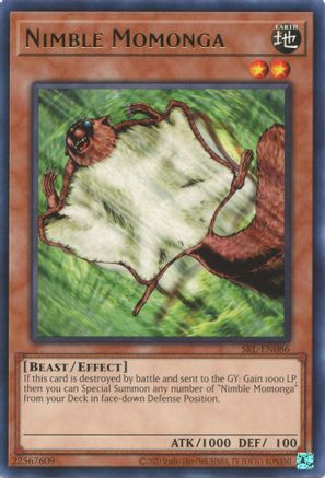 Nimble Momonga (SRL-EN086) - Spell Ruler (25th Anniversary Edition) Unlimited - Premium Yugioh Single from Konami - Just $0.25! Shop now at Game Crave Tournament Store