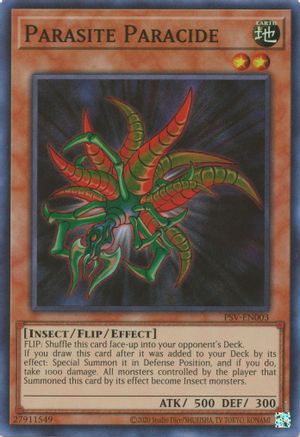 Parasite Paracide (PSV-EN003) - Pharaoh's Servant (25th Anniversary Edition) Unlimited - Premium Yugioh Single from Konami - Just $0.75! Shop now at Game Crave Tournament Store