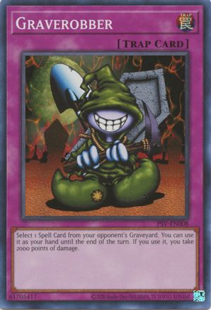 Graverobber (PSV-EN008) - Pharaoh's Servant (25th Anniversary Edition) Unlimited - Premium Yugioh Single from Konami - Just $2.80! Shop now at Game Crave Tournament Store