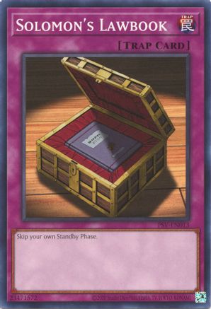 Solomon's Lawbook (PSV-EN013) - Pharaoh's Servant (25th Anniversary Edition) Unlimited - Premium Yugioh Single from Konami - Just $0.25! Shop now at Game Crave Tournament Store