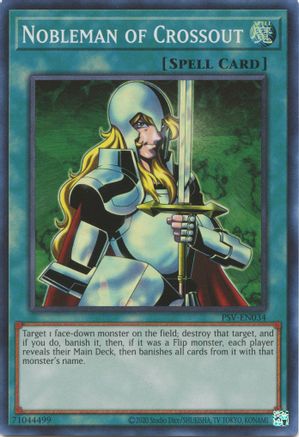 Nobleman of Crossout (PSV-EN034) - Pharaoh's Servant (25th Anniversary Edition) Unlimited - Premium Yugioh Single from Konami - Just $4.91! Shop now at Game Crave Tournament Store