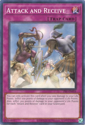 Attack and Receive (PSV-EN054) - Pharaoh's Servant (25th Anniversary Edition) Unlimited - Premium Yugioh Single from Konami - Just $0.25! Shop now at Game Crave Tournament Store