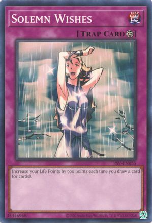 Solemn Wishes (PSV-EN055) - Pharaoh's Servant (25th Anniversary Edition) Unlimited - Premium Yugioh Single from Konami - Just $0.26! Shop now at Game Crave Tournament Store