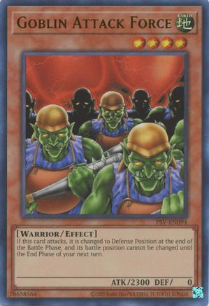 Goblin Attack Force (PSV-EN094) - Pharaoh's Servant (25th Anniversary Edition) Unlimited - Premium Yugioh Single from Konami - Just $4.03! Shop now at Game Crave Tournament Store