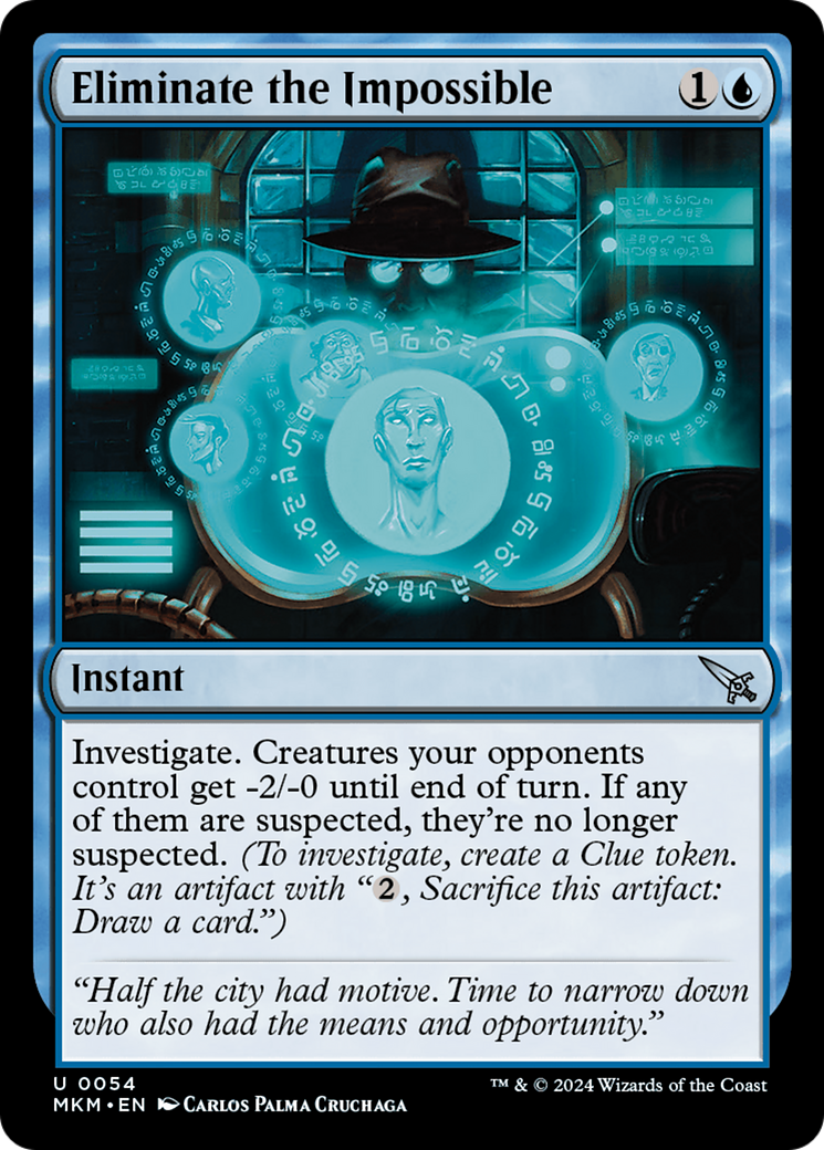 Eliminate the Impossible (MKM-054) - Murders at Karlov Manor - Premium MTG Single from Wizards of the Coast - Just $0.25! Shop now at Game Crave Tournament Store