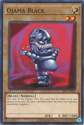Ojama Black (IOC-EN002) - Invasion of Chaos (25th Anniversary Edition) Unlimited - Premium Yugioh Single from Konami - Just $0.25! Shop now at Game Crave Tournament Store