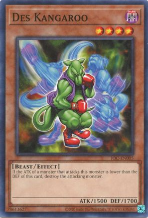 Des Kangaroo (IOC-EN005) - Invasion of Chaos (25th Anniversary Edition) Unlimited - Premium Yugioh Single from Konami - Just $0.25! Shop now at Game Crave Tournament Store