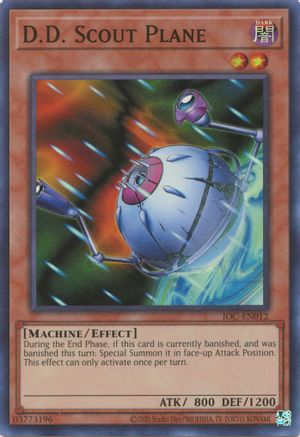 D.D. Scout Plane (IOC-EN012) - Invasion of Chaos (25th Anniversary Edition) Unlimited - Premium Yugioh Single from Konami - Just $0.60! Shop now at Game Crave Tournament Store