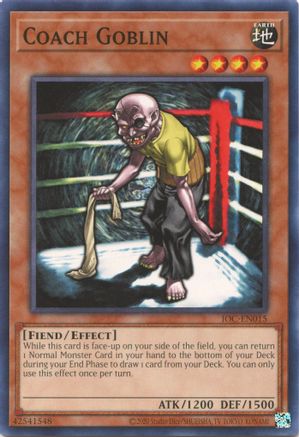 Coach Goblin (IOC-EN015) - Invasion of Chaos (25th Anniversary Edition) Unlimited - Premium Yugioh Single from Konami - Just $0.25! Shop now at Game Crave Tournament Store