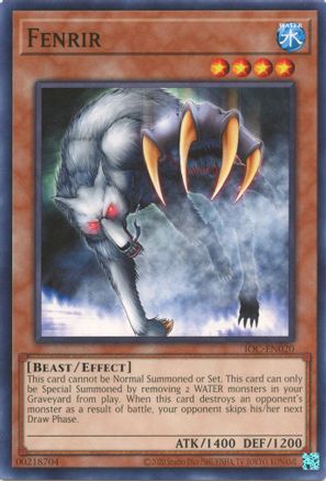 Fenrir (IOC-EN020) - Invasion of Chaos (25th Anniversary Edition) Unlimited - Premium Yugioh Single from Konami - Just $0.25! Shop now at Game Crave Tournament Store