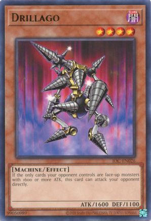 Drillago (IOC-EN026) - Invasion of Chaos (25th Anniversary Edition) Unlimited - Premium Yugioh Single from Konami - Just $0.23! Shop now at Game Crave Tournament Store