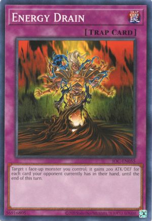 Energy Drain (IOC-EN055) - Invasion of Chaos (25th Anniversary Edition) Unlimited - Premium Yugioh Single from Konami - Just $0.25! Shop now at Game Crave Tournament Store