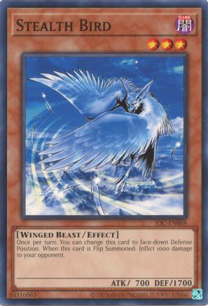 Stealth Bird (IOC-EN068) - Invasion of Chaos (25th Anniversary Edition) Unlimited - Premium Yugioh Single from Konami - Just $0.25! Shop now at Game Crave Tournament Store