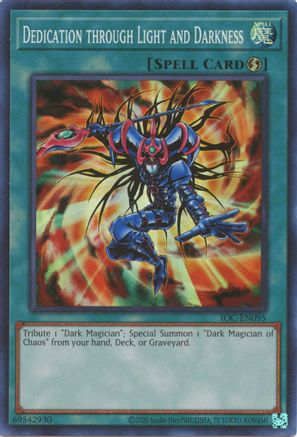 Dedication Through Light and Darkness (IOC-EN095) - Invasion of Chaos (25th Anniversary Edition) Unlimited - Premium Yugioh Single from Konami - Just $1.02! Shop now at Game Crave Tournament Store