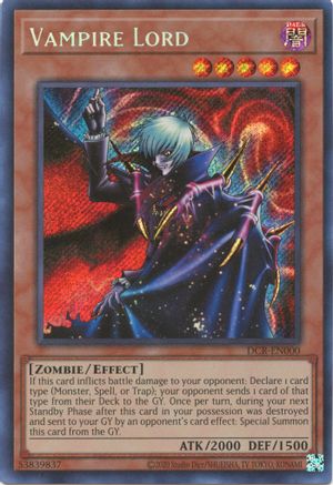 Vampire Lord (DCR-EN000) - Dark Crisis (25th Anniversary Edition) Unlimited - Premium Yugioh Single from Konami - Just $4.49! Shop now at Game Crave Tournament Store