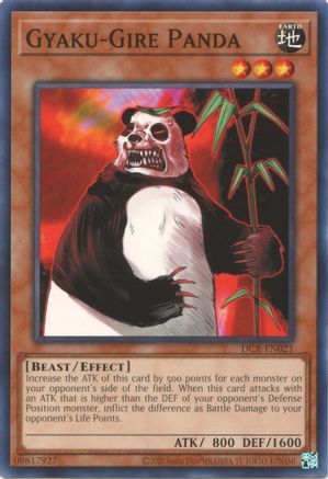 Gyaku-Gire Panda (DCR-EN021) - Dark Crisis (25th Anniversary Edition) Unlimited - Premium Yugioh Single from Konami - Just $2.88! Shop now at Game Crave Tournament Store