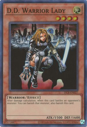 D.D. Warrior Lady (DCR-EN027) - Dark Crisis (25th Anniversary Edition) Unlimited - Premium Yugioh Single from Konami - Just $4.88! Shop now at Game Crave Tournament Store