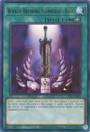 Wicked-Breaking Flamberge - Baou (DCR-EN035) - Dark Crisis (25th Anniversary Edition) Unlimited - Premium Yugioh Single from Konami - Just $0.27! Shop now at Game Crave Tournament Store