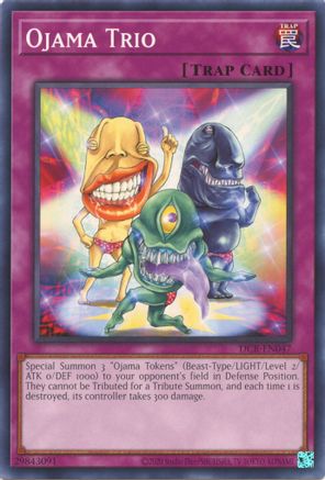 Ojama Trio (DCR-EN047) - Dark Crisis (25th Anniversary Edition) Unlimited - Premium Yugioh Single from Konami - Just $0.67! Shop now at Game Crave Tournament Store