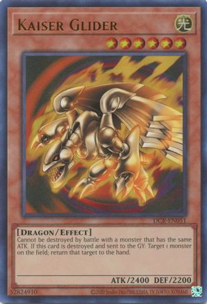 Kaiser Glider (DCR-EN051) - Dark Crisis (25th Anniversary Edition) Unlimited - Premium Yugioh Single from Konami - Just $8.61! Shop now at Game Crave Tournament Store
