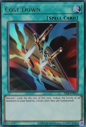Cost Down (DCR-EN053) - Dark Crisis (25th Anniversary Edition) Unlimited - Premium Yugioh Single from Konami - Just $11.55! Shop now at Game Crave Tournament Store