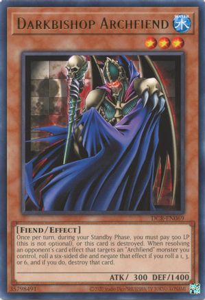 Darkbishop Archfiend (DCR-EN069) - Dark Crisis (25th Anniversary Edition) Unlimited - Premium Yugioh Single from Konami - Just $0.25! Shop now at Game Crave Tournament Store