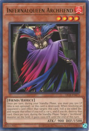 Infernalqueen Archfiend (DCR-EN071) - Dark Crisis (25th Anniversary Edition) Unlimited - Premium Yugioh Single from Konami - Just $0.25! Shop now at Game Crave Tournament Store