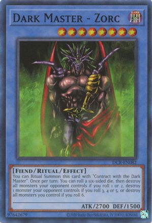 Dark Master - Zorc (DCR-EN082) - Dark Crisis (25th Anniversary Edition) Unlimited - Premium Yugioh Single from Konami - Just $5.75! Shop now at Game Crave Tournament Store