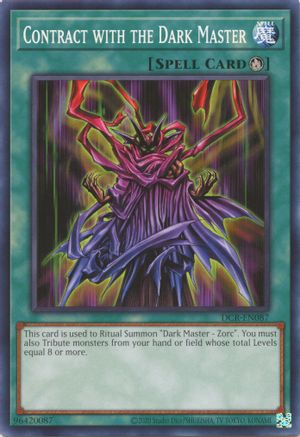 Contract with the Dark Master (DCR-EN087) - Dark Crisis (25th Anniversary Edition) Unlimited - Premium Yugioh Single from Konami - Just $0.28! Shop now at Game Crave Tournament Store
