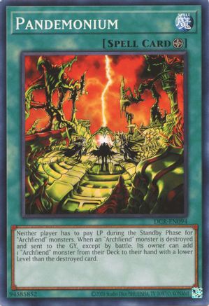 Pandemonium (DCR-EN094) - Dark Crisis (25th Anniversary Edition) Unlimited - Premium Yugioh Single from Konami - Just $0.25! Shop now at Game Crave Tournament Store