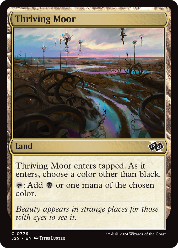 Thriving Moor (J25-779) - Foundations Jumpstart - Premium MTG Single from Wizards of the Coast - Just $0.25! Shop now at Game Crave Tournament Store