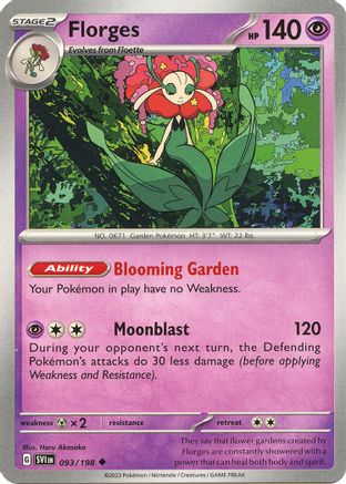 Florges 93 - SV01 Scarlet & Violet Base Set