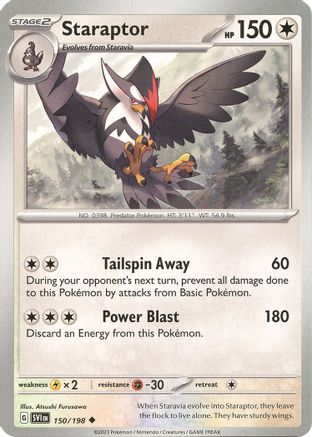 Staraptor 150 - SV01 Scarlet & Violet Base Set Reverse Holofoil