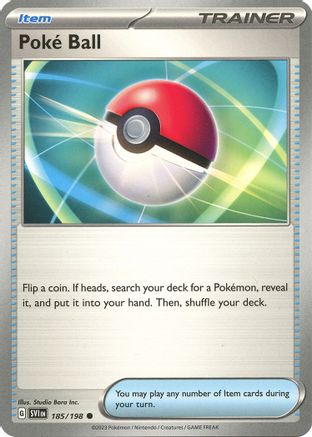 Poke Ball 185 - SV01 Scarlet & Violet Base Set Reverse Holofoil