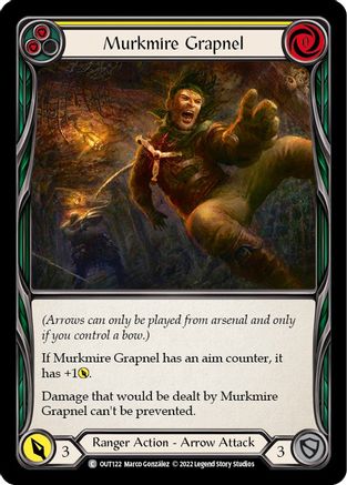 Murkmire Grapnel (Yellow) (OUT122) - Outsiders Rainbow Foil