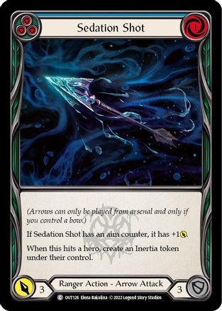 Sedation Shot (Blue) (OUT126) - Outsiders Rainbow Foil