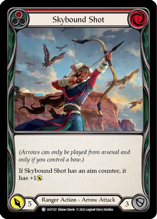 Skybound Shot (Red) (OUT127) - Outsiders Rainbow Foil