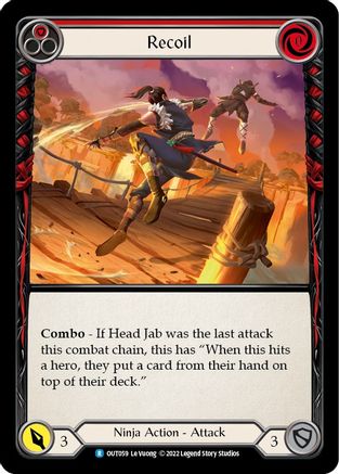 Recoil (Red) (OUT059) - Outsiders Rainbow Foil