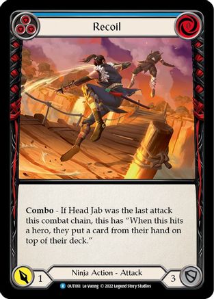 Recoil (Blue) (OUT061) - Outsiders Rainbow Foil