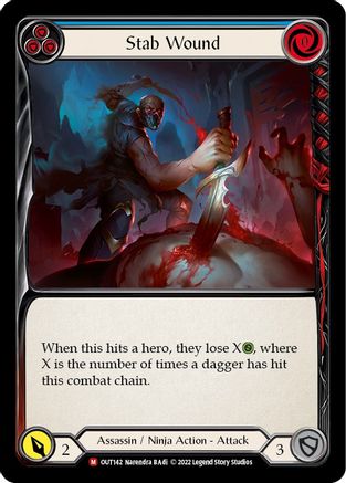 Stab Wound (OUT142) - Outsiders Rainbow Foil