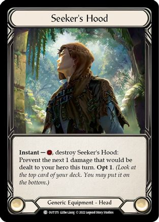 Seeker's Hood (OUT175) - Outsiders Rainbow Foil